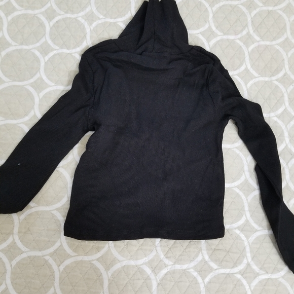 🔴 Nwot River Island turtleneck crop top with rhinestones on front size 7 (E4) - Picture 4 of 10